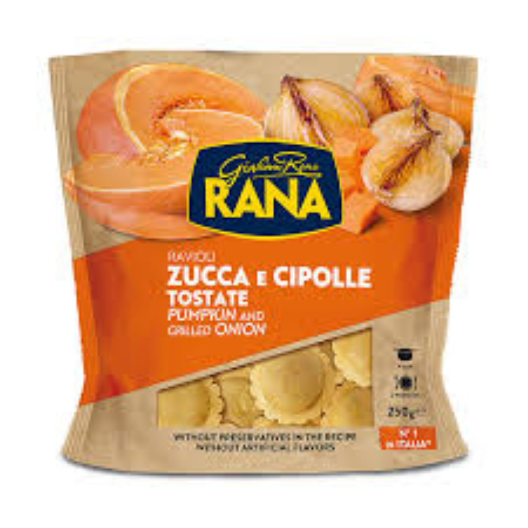 RAVIOLI ZUCCA ZIPPOLLE T/FRESH  RANA 25